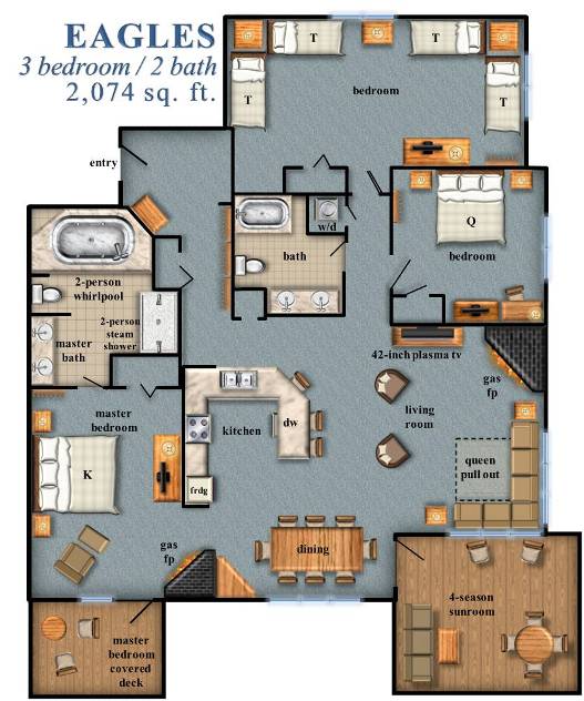 Kestrels Floor Plan